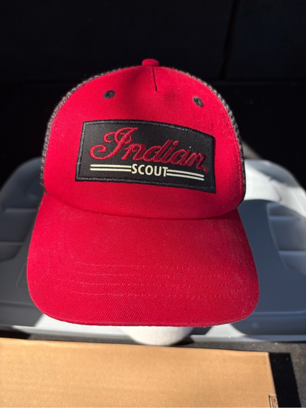 Scout Red Trucker Cap